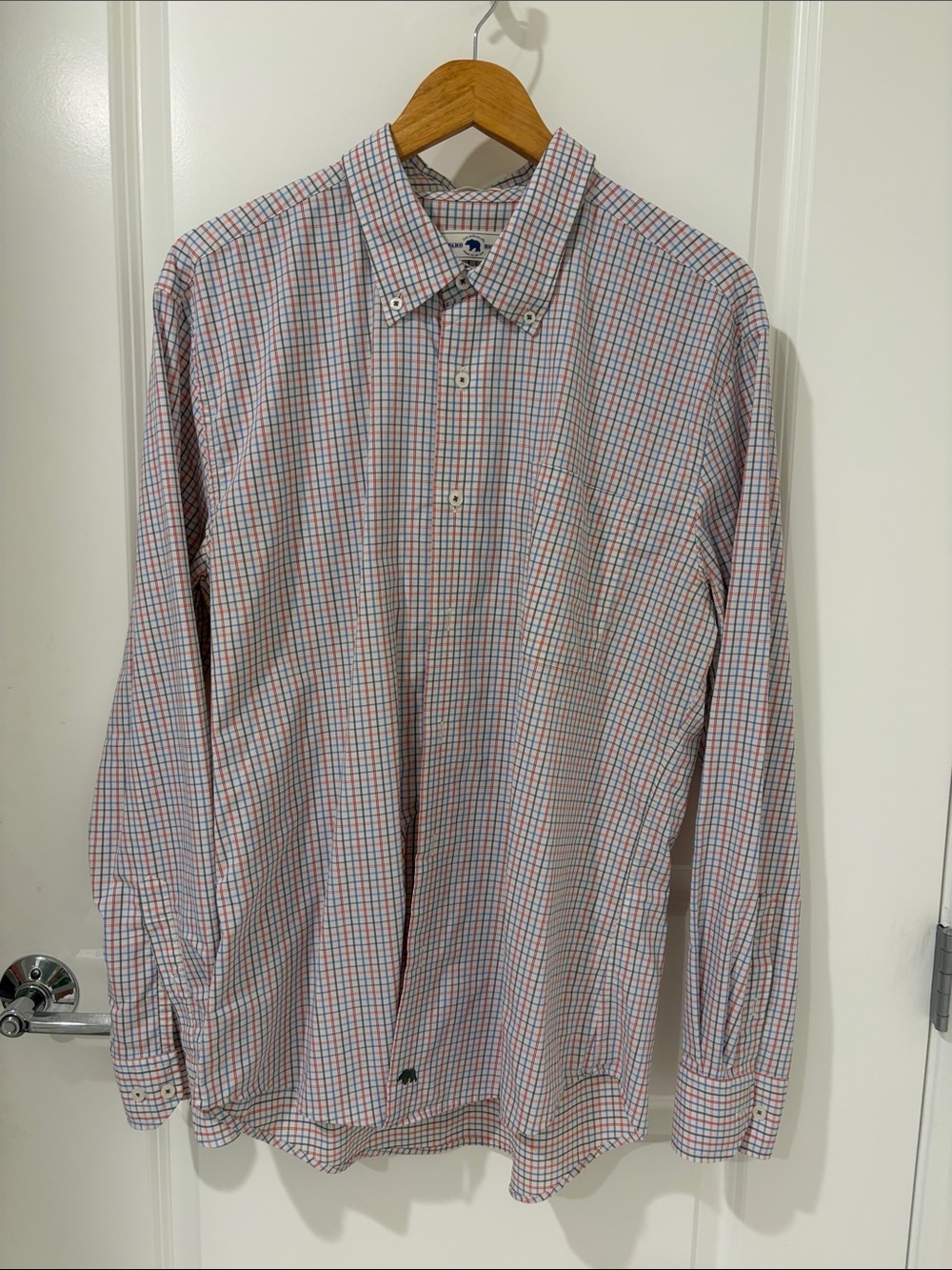 Onward Reserve Checked Button-Down Shirt - Blue & Red